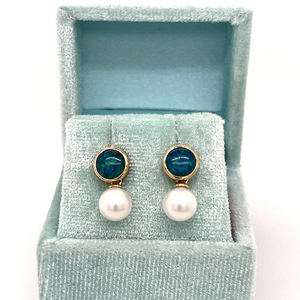 Colored Stone Earrings