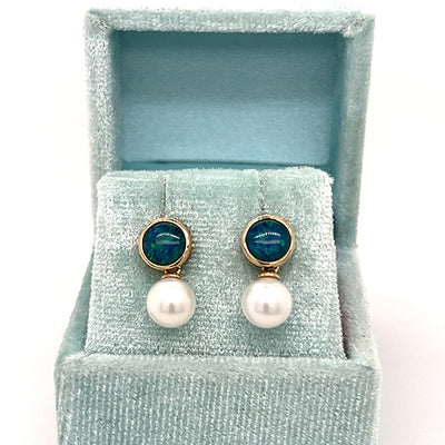 Colored Stone Earrings