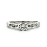 White Gold Diamond Engagement Ring