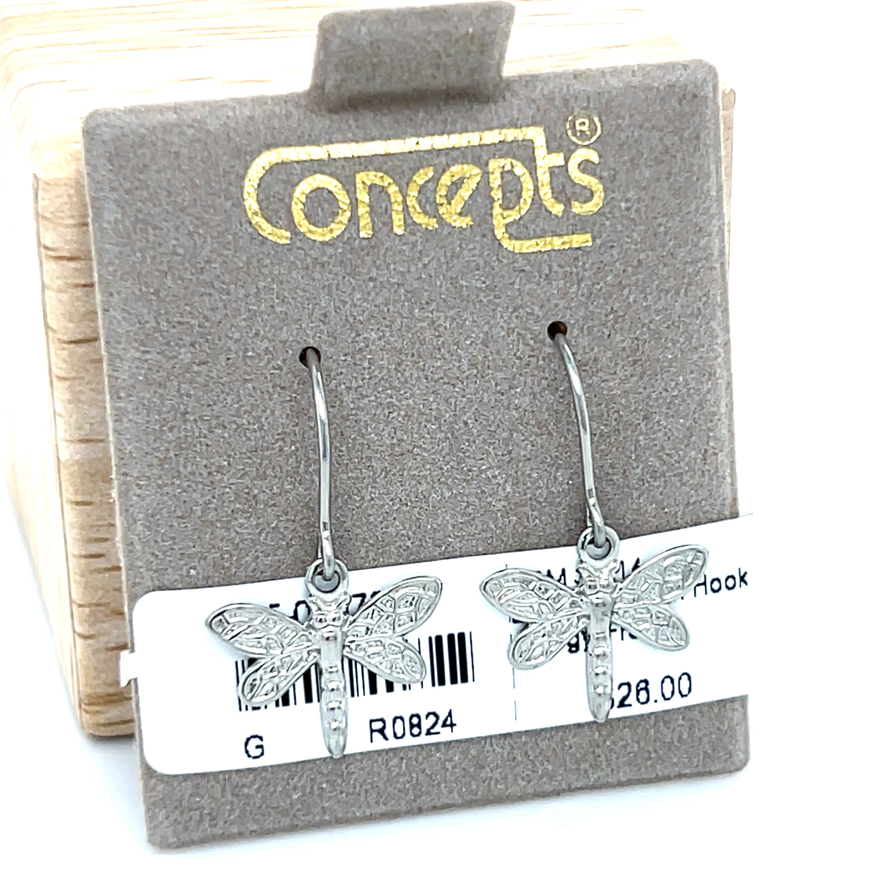 Dragonfly Fish Hook Allergy Free Earrings
