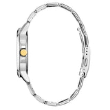 Men's Citizen Quartz Silver Dial Two-tone Watch