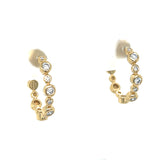 Silver Lab Grown Diamond Earrings