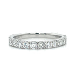 White Gold Lab Grown Diamond Wedding Band Ring