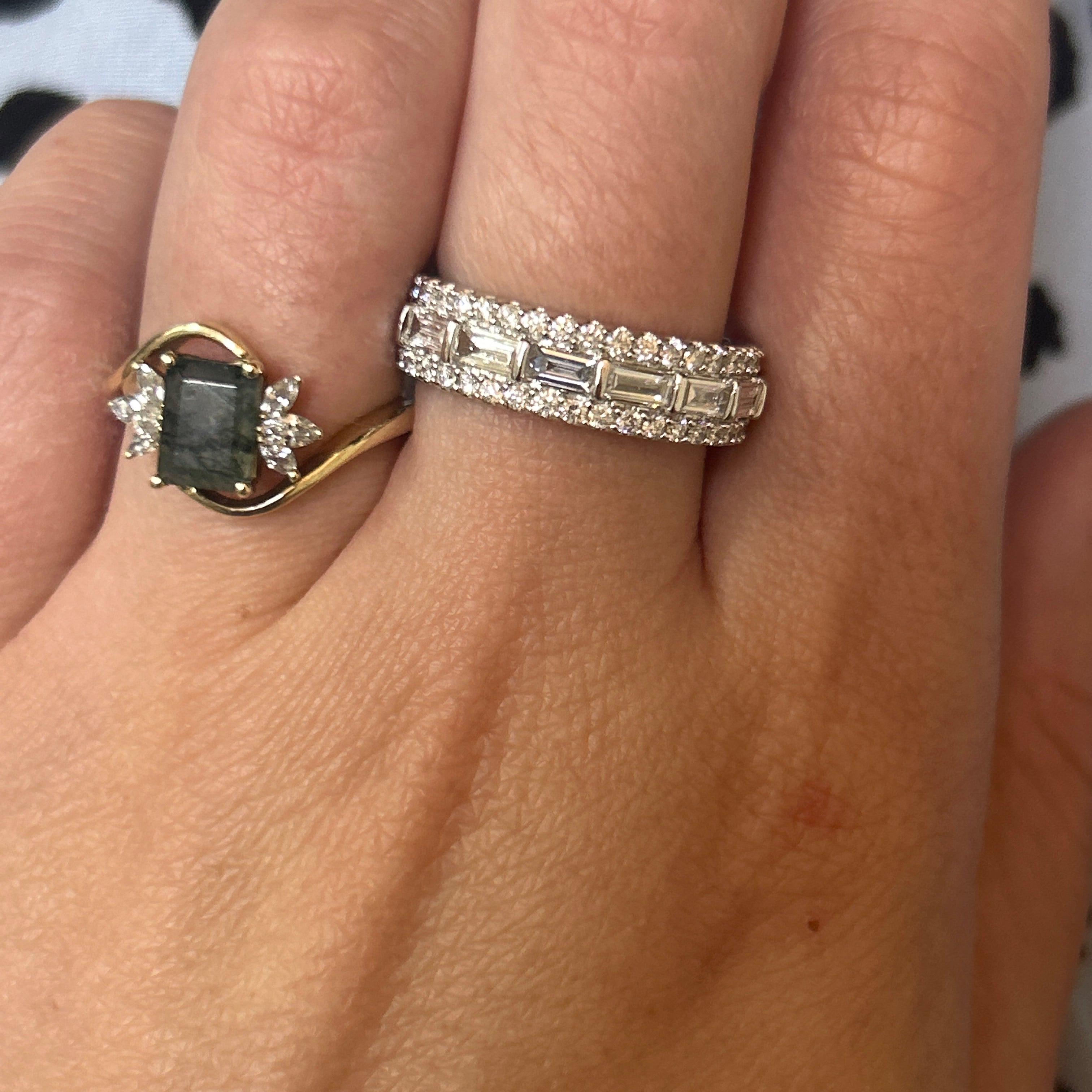 White Gold Lab Grown Diamond Band Ring