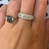 White Gold Lab Grown Diamond Band Ring