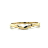 Yellow Gold Curved Wedding Band