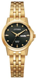 Womens' Citizen Quartz Gold Tone Stainless Steel Bracelet Watch