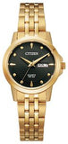Womens' Citizen Quartz Gold Tone Stainless Steel Bracelet Watch