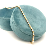 Yellow Gold Lab Grown Diamond Tennis Bracelet