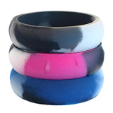 Ladies Silicone 5mm Extreme Camo Combo 3 Pack Size 8