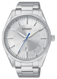 Citizen Quartz Men's Silver-Tone Dial Stainless Steel Watch