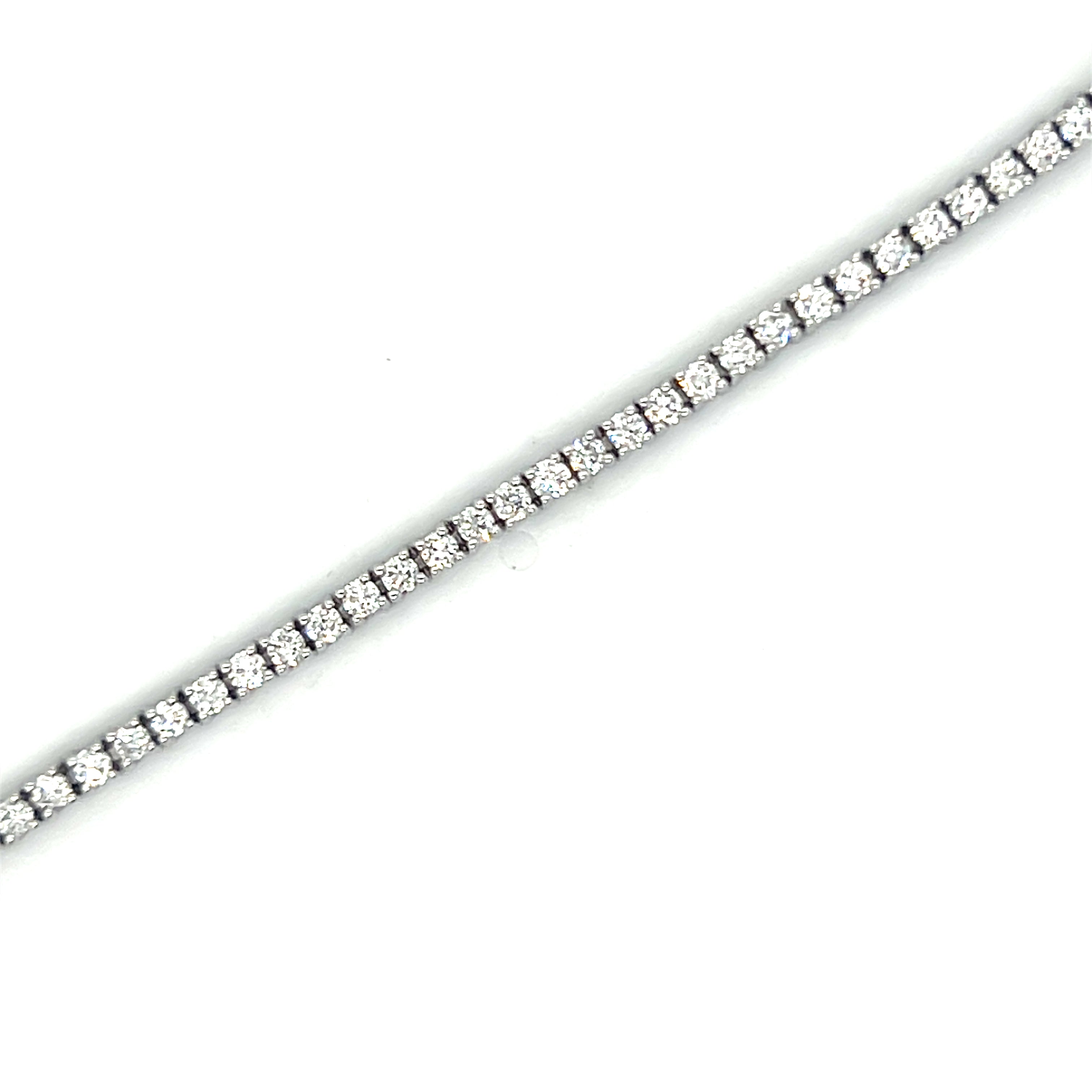 Silver Lab Grown Diamond Tennis Bracelet