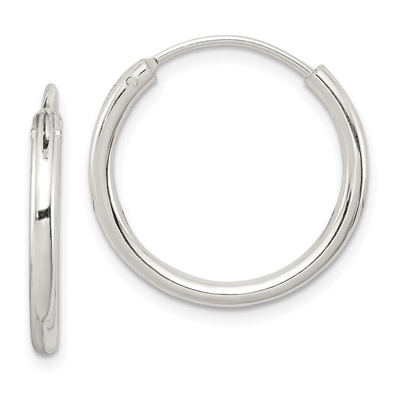 Silver Hoop Earrings