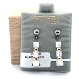 Genuine Mother Of Pearl Dangle Allergy Free Earrings