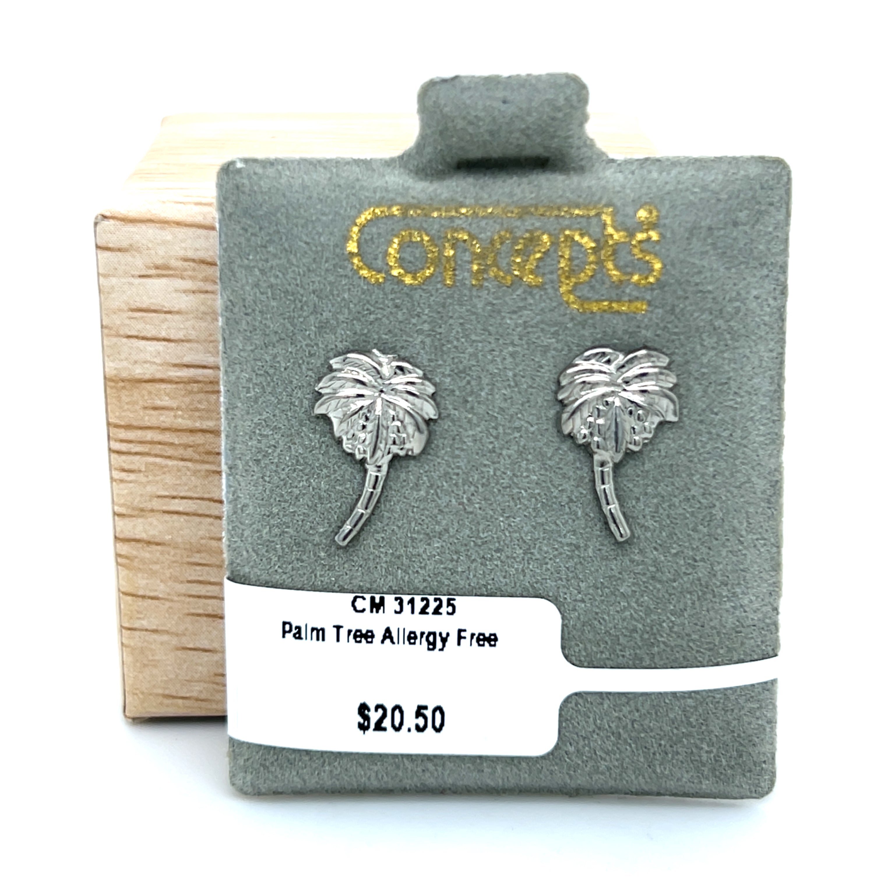 Palm Tree Allergy Free Earrings