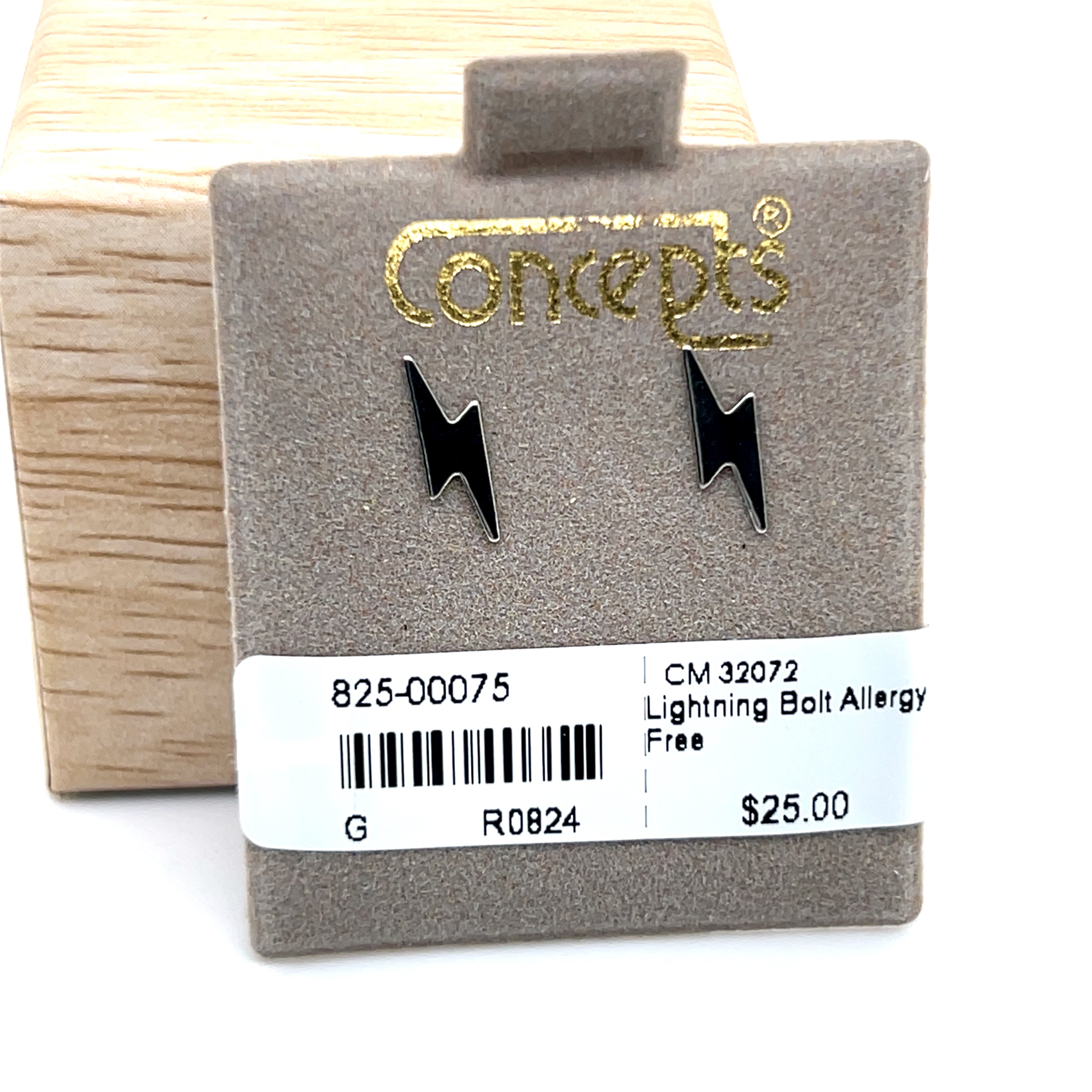 Lightning Bolt Allergy Free Earrings
