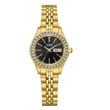 Ladies' Citizen Crystal Accent Goldtone Stainless Steel Watch