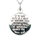 Sterling Silver Mustard Seed Pendant