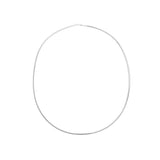 Kelly Waters Silver Platinum Finish 2mm Omega Chain