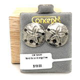 Sand Dollar Allergy Free Earrings