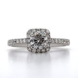 "Sheryl" 14K White Gold .76CT Diamond Engagement Ring