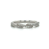 White Gold Diamond Band Ring
