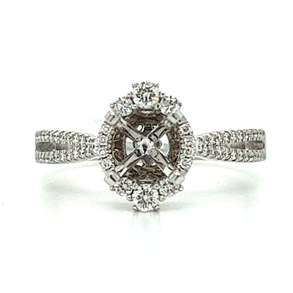 Diamond Semi-Mount Ring