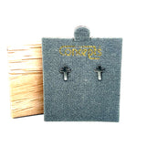 Concepts Silver-Tone Baby Cross Allergy Free Earrings