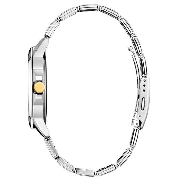 Men's Citizen Quartz Silver Dial Two-Tone Watch