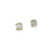 WJS Set 14K Yellow Gold 1/3 Carat Total Weight Diamond Studs
