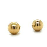 14K Yellow Gold 7mm Ball Earrings