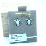 Genuine Opal Turtle Allergy Free Earrings