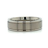 Precious Metal (No Stones) Wedding Bands  -  Men'