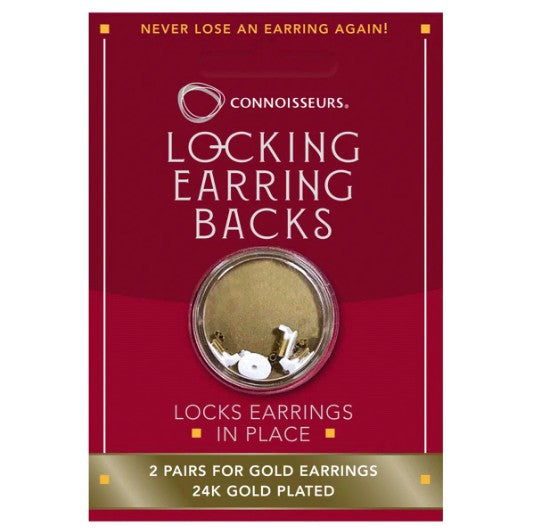 Connoisseurs Yellow Locking Earring Backs