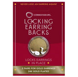 Connoisseurs Yellow Locking Earring Backs