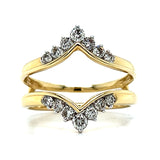 Yellow Gold 1/2CTW Diamond Insert Ring