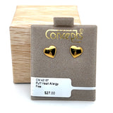 Puff Heart Allergy Free Earrings