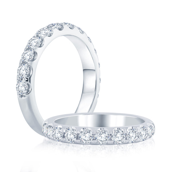 Diamond Wedding/Anniversary/Stackable Bands  -  Women'