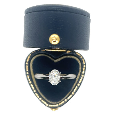 Moissanite Engagement Ring