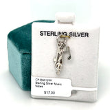 Silver Music Notes Charm