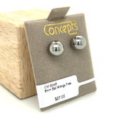 Ball 8mm Allergy Free Earrings