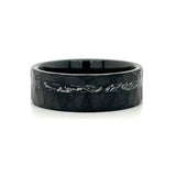 Ceramic Meteorite Comfort Fit 8mm Wedding Band