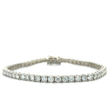 Silver Moissanite Tennis Bracelet