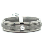 Diamond Stone Wedding Band