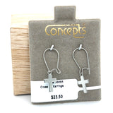 Cross Wire Back Allergy Free Earrings