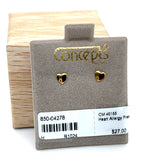 Heart Allergy Free Earrings