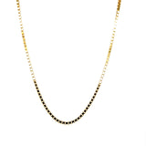 "Alora" 10K Yellow Gold 24" 6.8g Box Chain Estate 1.2mm