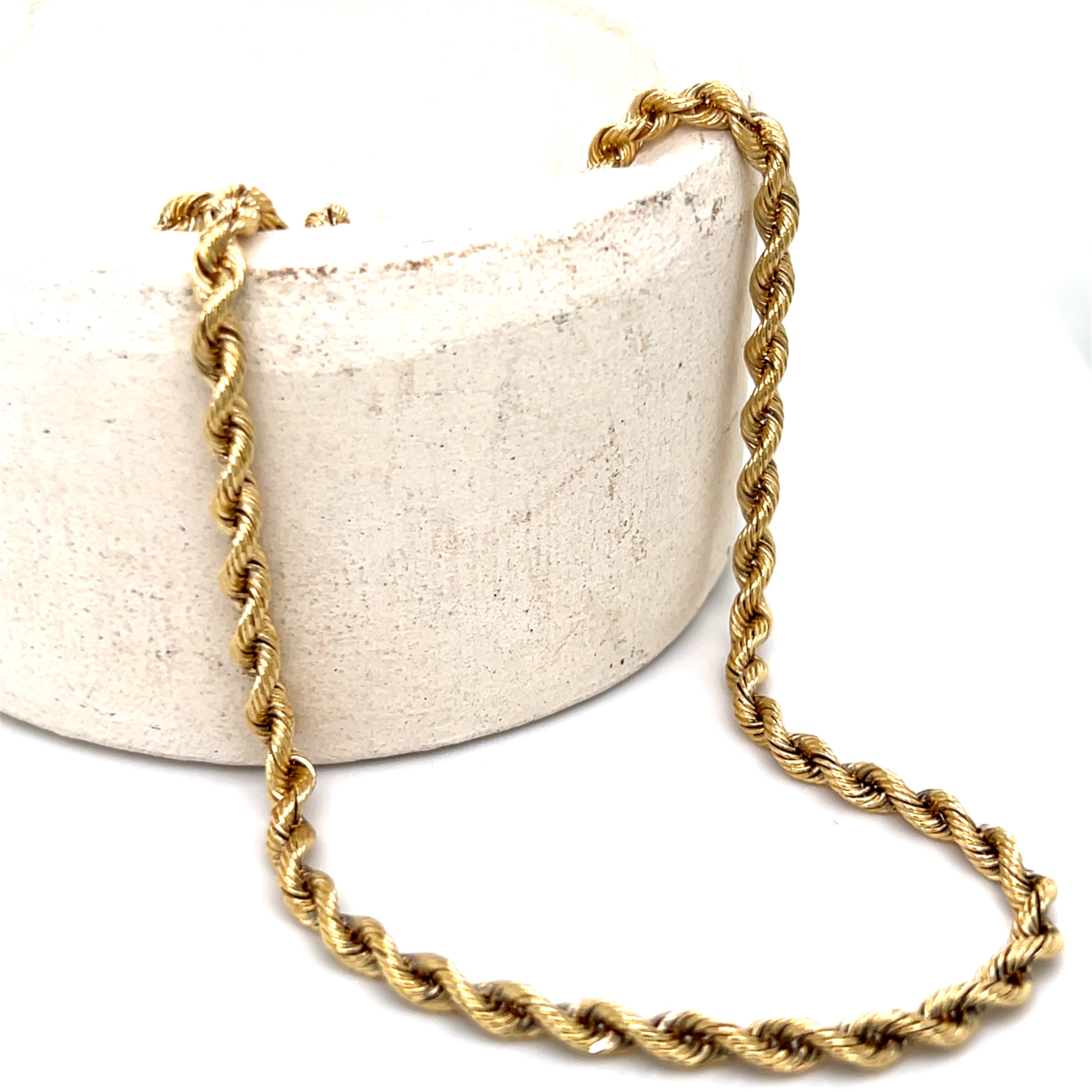 "Andrew" 14KY 20g 3.6mm Rope Chain 20" Estate