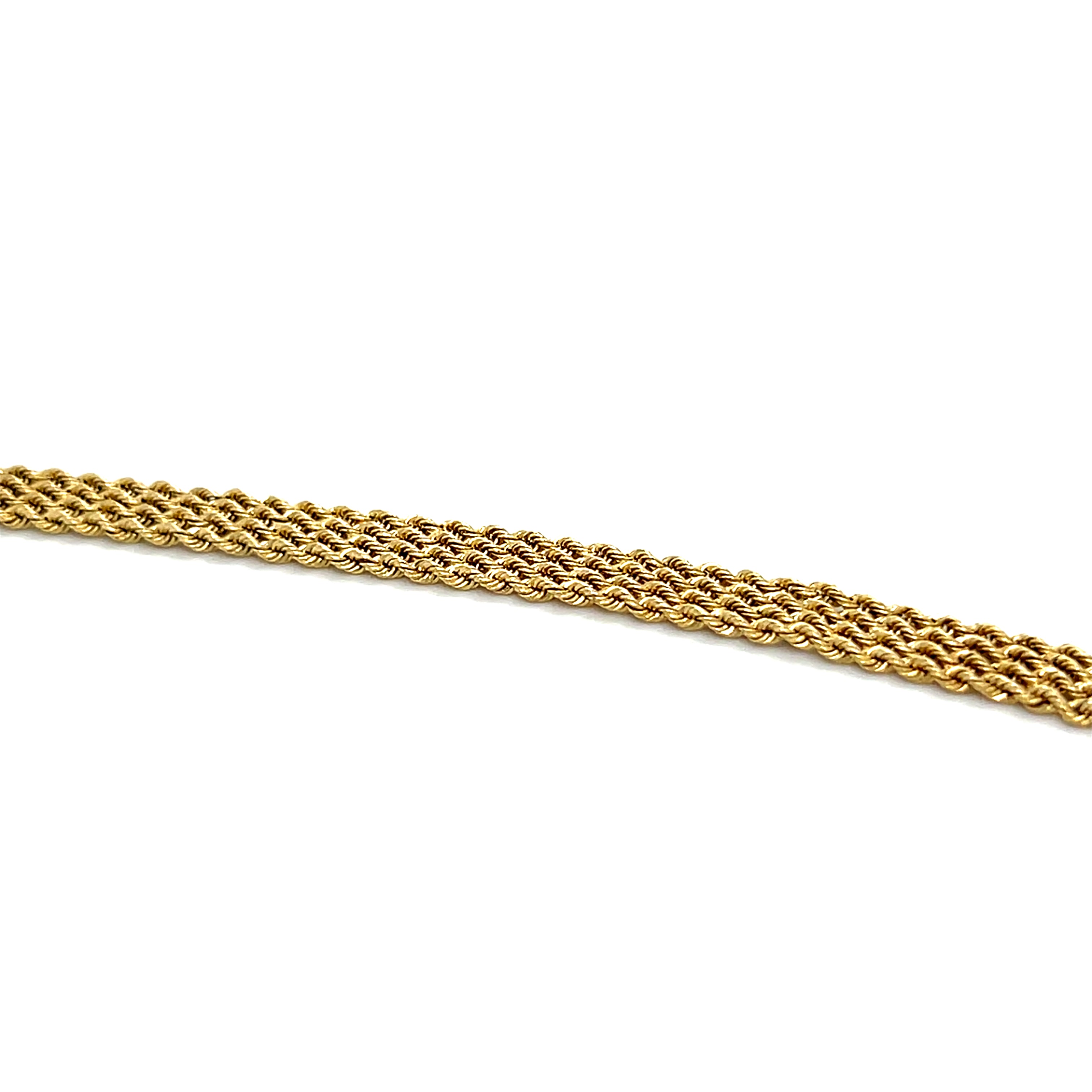 "Anthony" 14KY 9.5g 7mm Mesh Bracelet Estate