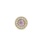 Kelly Waters Gold Veremil Silver Pendant Charm Featuring a Simulated October Birthstone